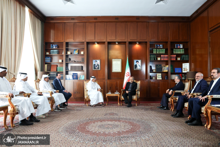 پزشکیان در دیدار نخست وزیر و وزیر خارجه قطر