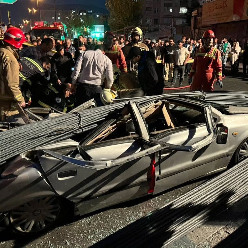خطرناک ترین تصادف امروز تهران (2)