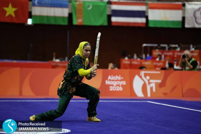 ووشو تالو بازی های آسیایی 2026 هلیا اسدیان