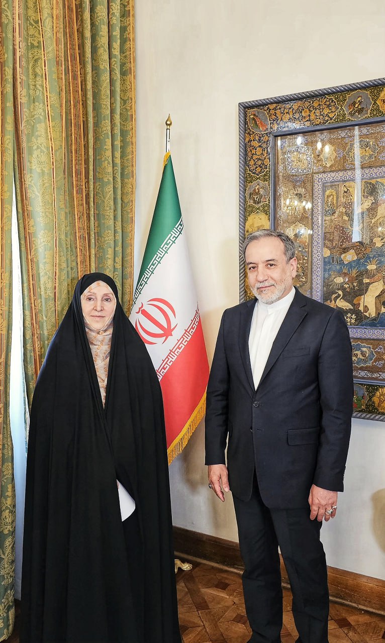 مرضیه افخم و عباس عراقچی (1)