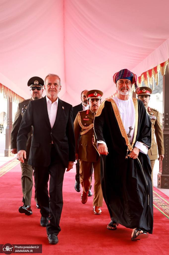 پزشکیان با سلطان عمان دیدار کرد (1)