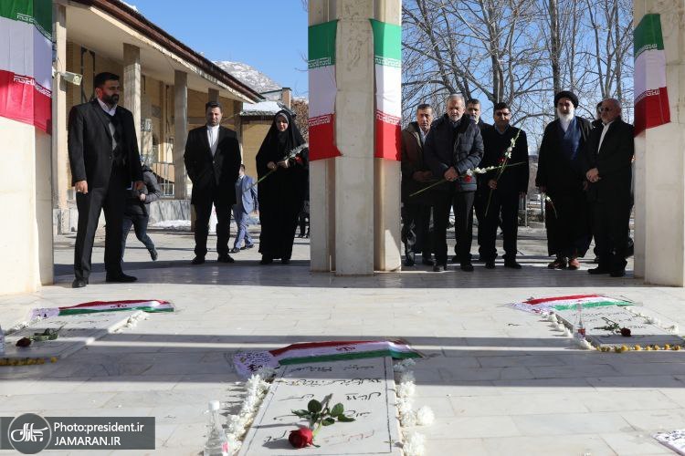 پزشکیان وارد شهرکرد شد (4)