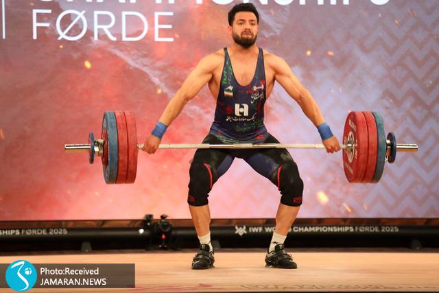 وزنه برداری قهرمانی جهان علیرضا معینی