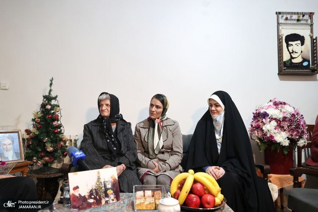 دیدار پزشکیان با رازمیک خاچاطوریان خانواده شهید مسیحی  (3)