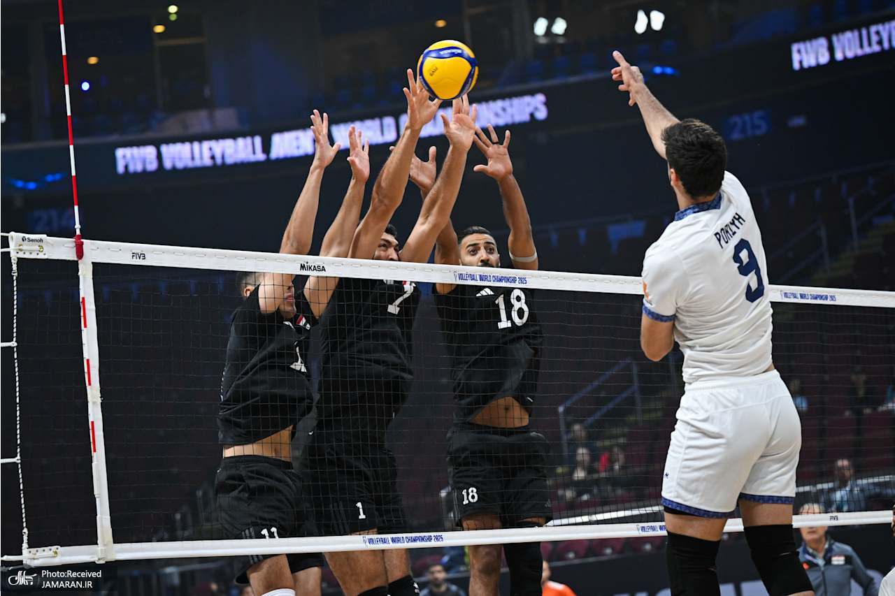 والیبال قهرمانی جهان 2025 تیم ملی والیبال ایران مصر