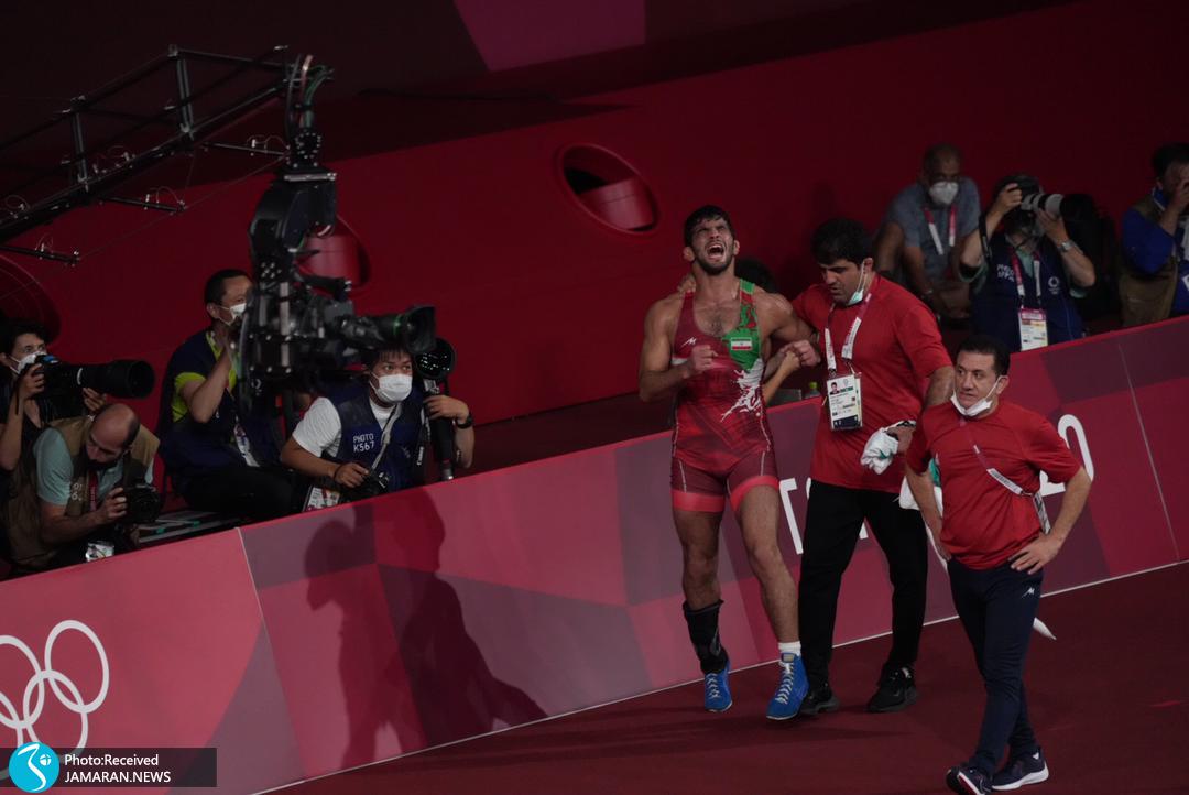 عصبانیت شدید حسن یزدانی پس از دست دادن مدال طلا المپیک 2020