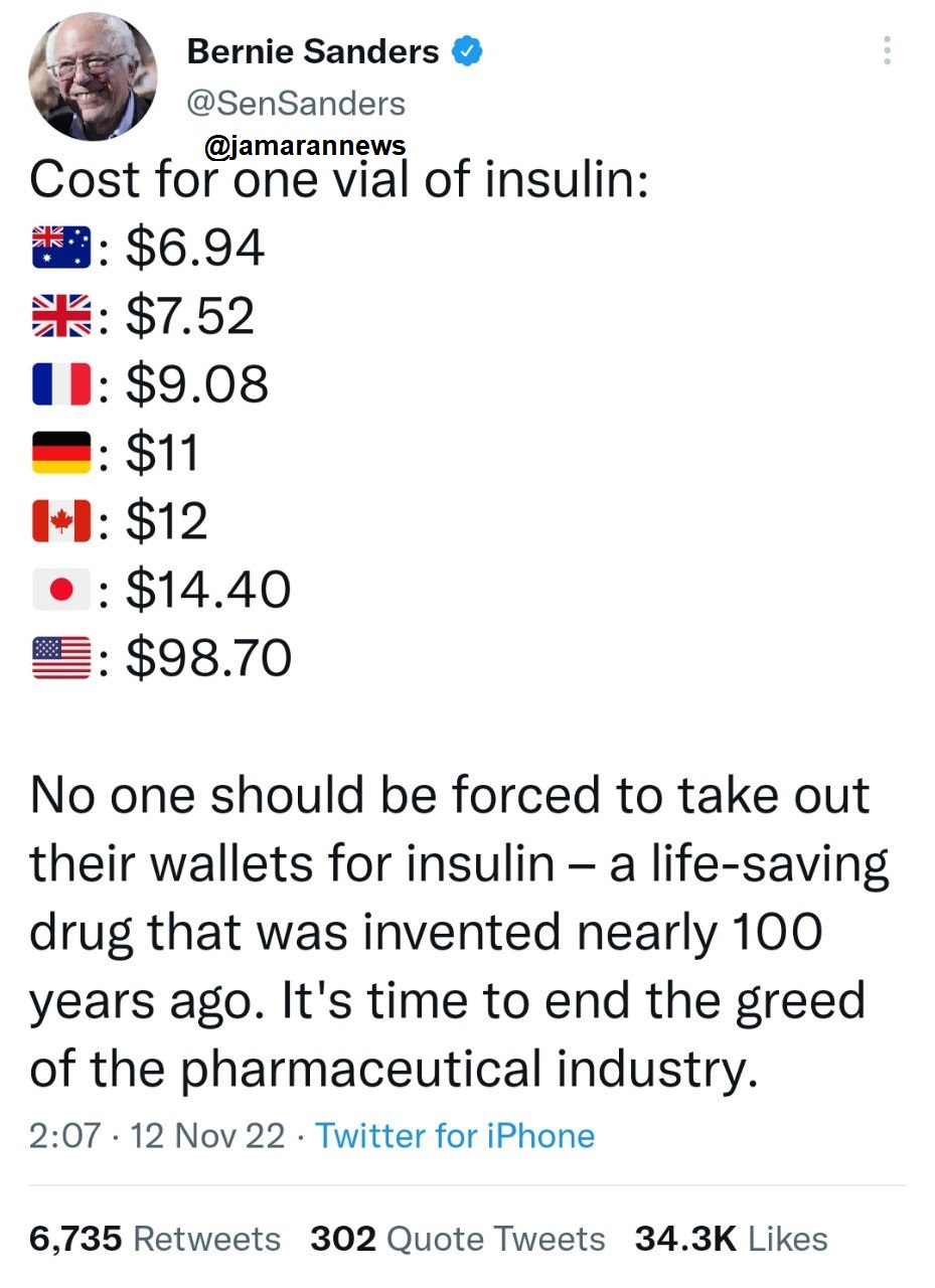 قیمت انسولین