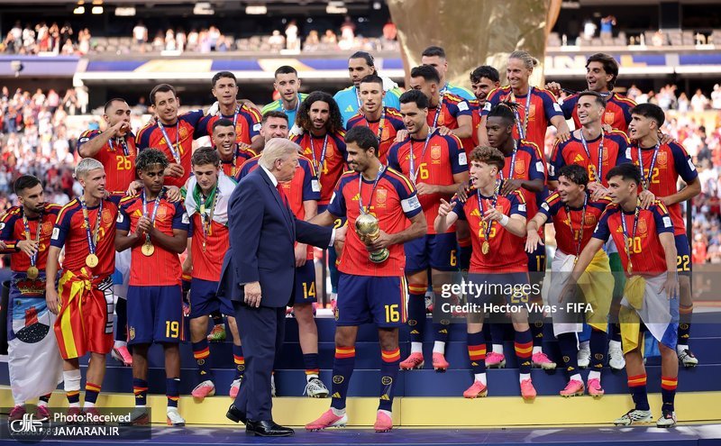 جشن قهرمانی اسپانیا در جام جهانی 2026 رودری