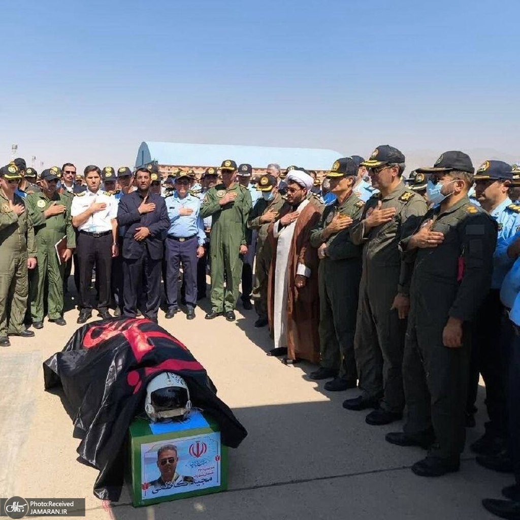 بازگشت پیکر مطهر شهید امیر سرتیپ دوم خلبان مجید کاظمی به وطن (4)