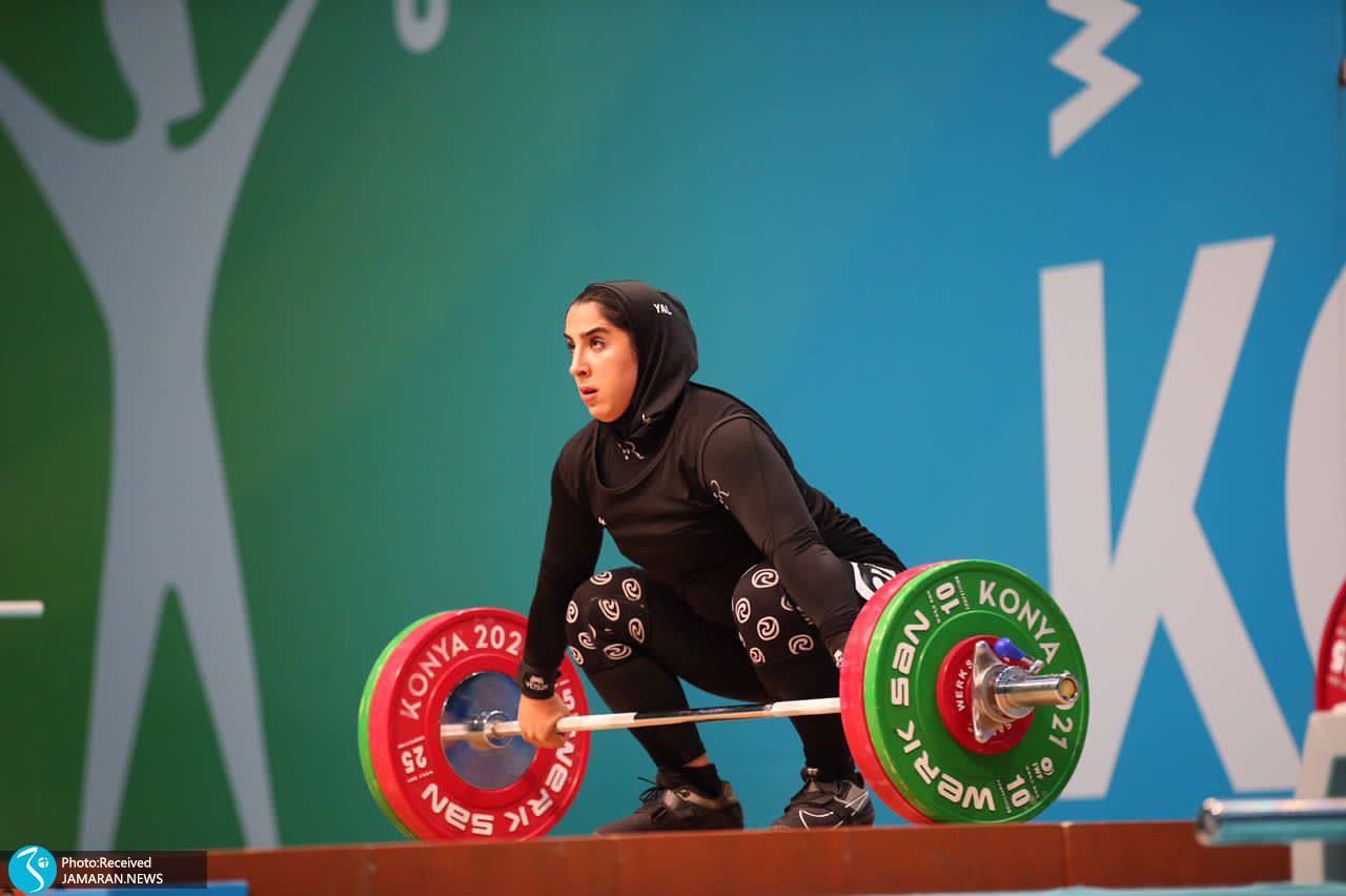 الهام حسینی وزنه برداری زنان