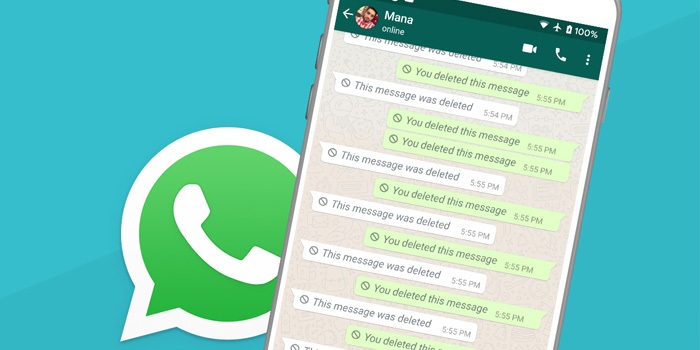 حذف پیام در واتساپ بدون جا گذاشتن رد آن