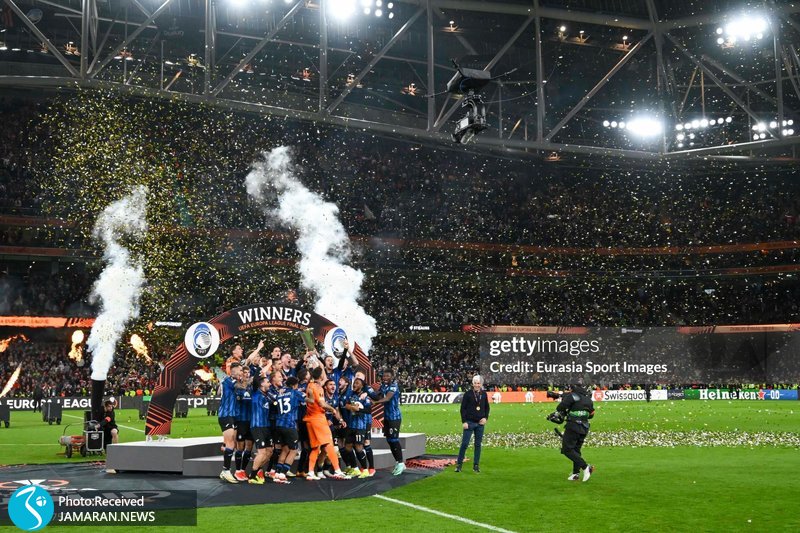 فینال لیگ اروپا جشن قهرمانی آتالانتا