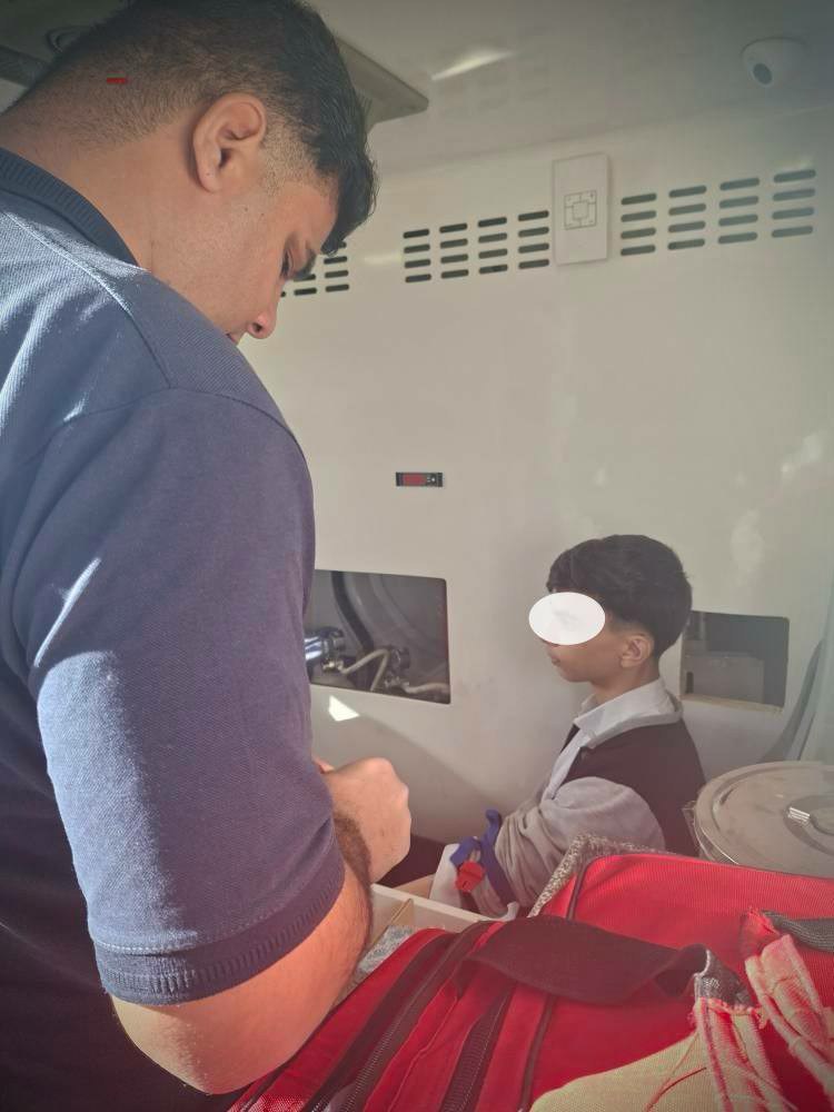 مصدومیت ۱۵ دانش آموز در تصادف ۳ سرویس مدارس (1)