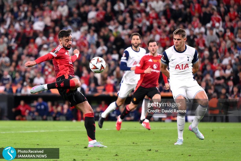 فینال لیگ اروپا منچستریونایتد تاتنهام منچستریونایتد برونو فرناندس