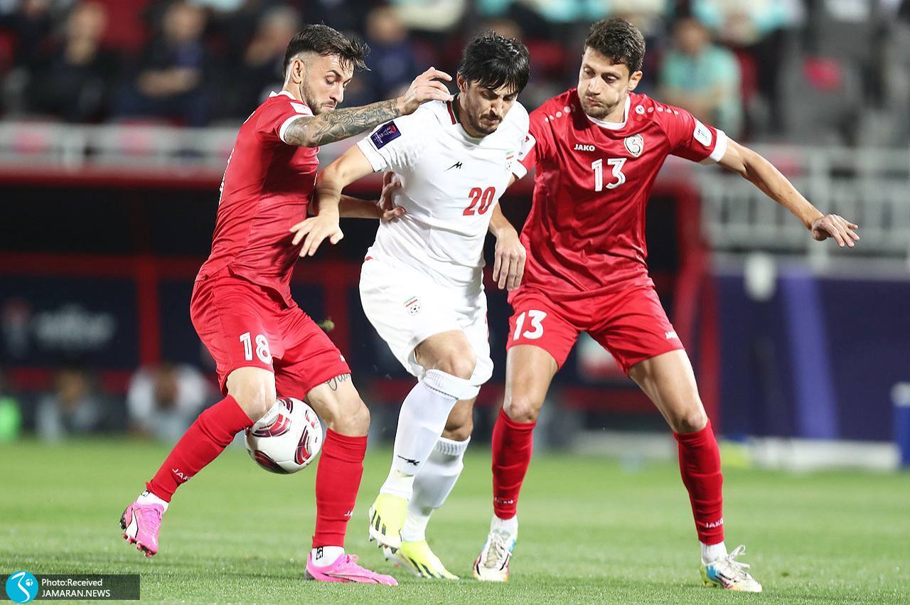 سردار آزمون جام ملت های آسیا 2023 تیم ملی فوتبال ایران سوریه
