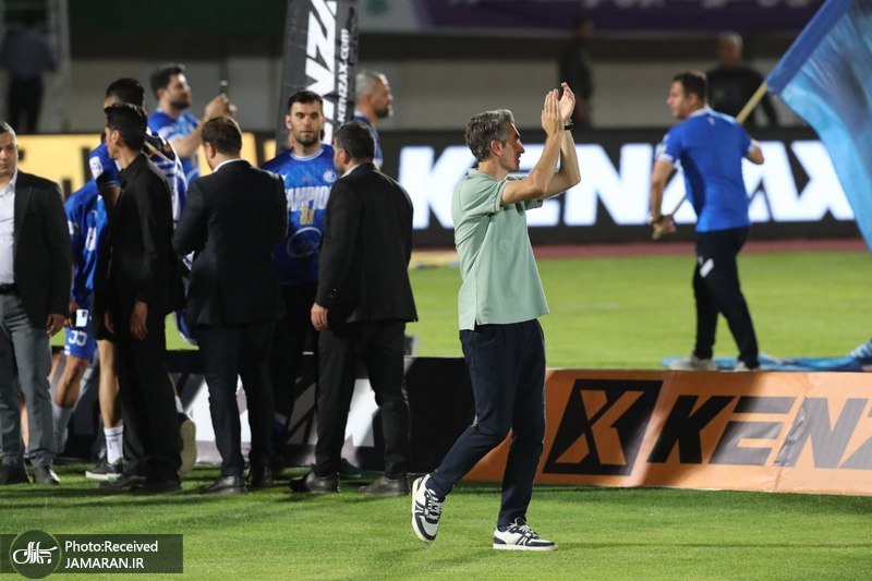 جشن قهرمانی استقلال در جام حذفی مجتبی جباری