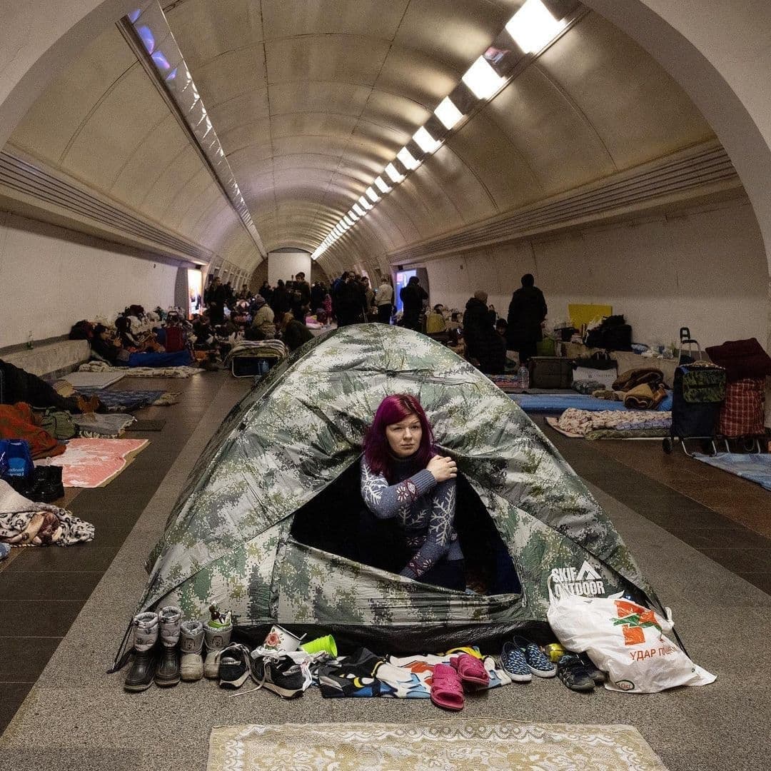 اوکراینی در پناهگاه (2)