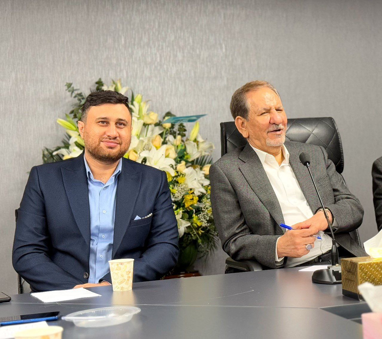 دیدار اعضای سازمان جوانان حزب کارگزاران سازندگی ایران با اسحاق جهانگیری (2)