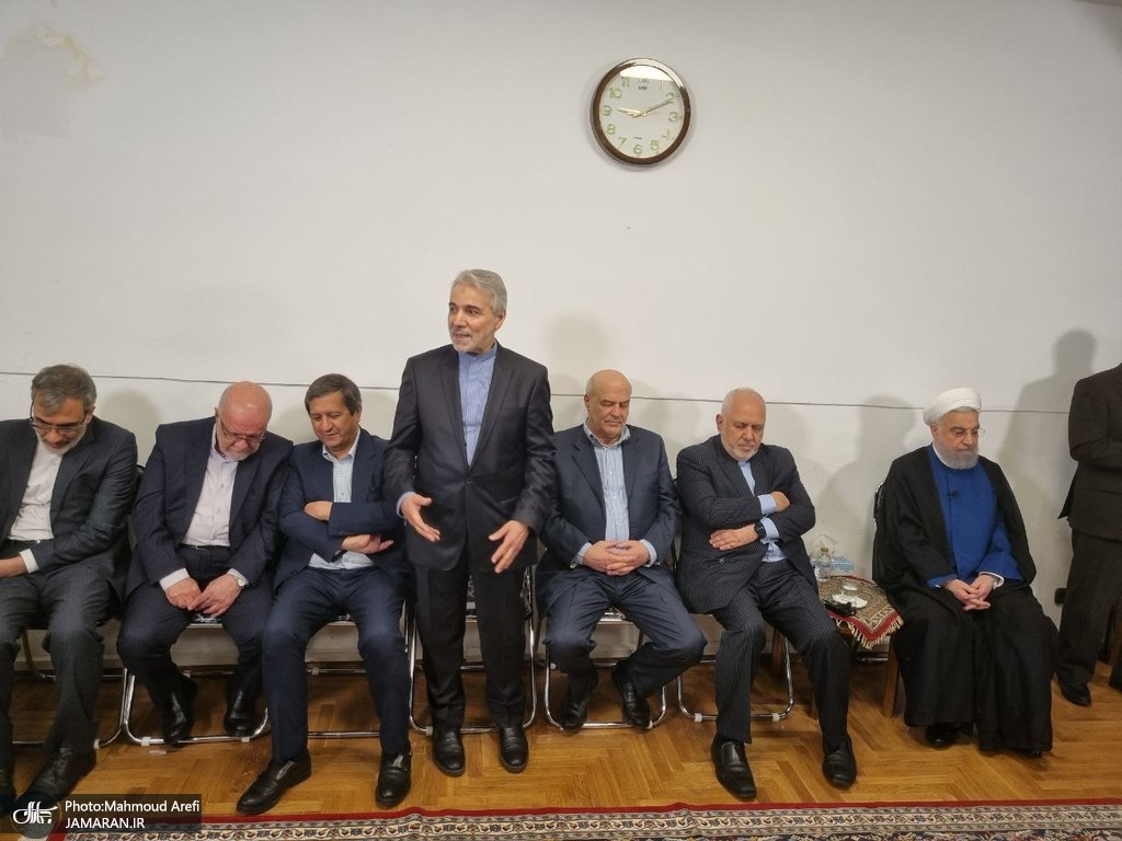 دید و بازدید نوروزی حسن روحانی (2)