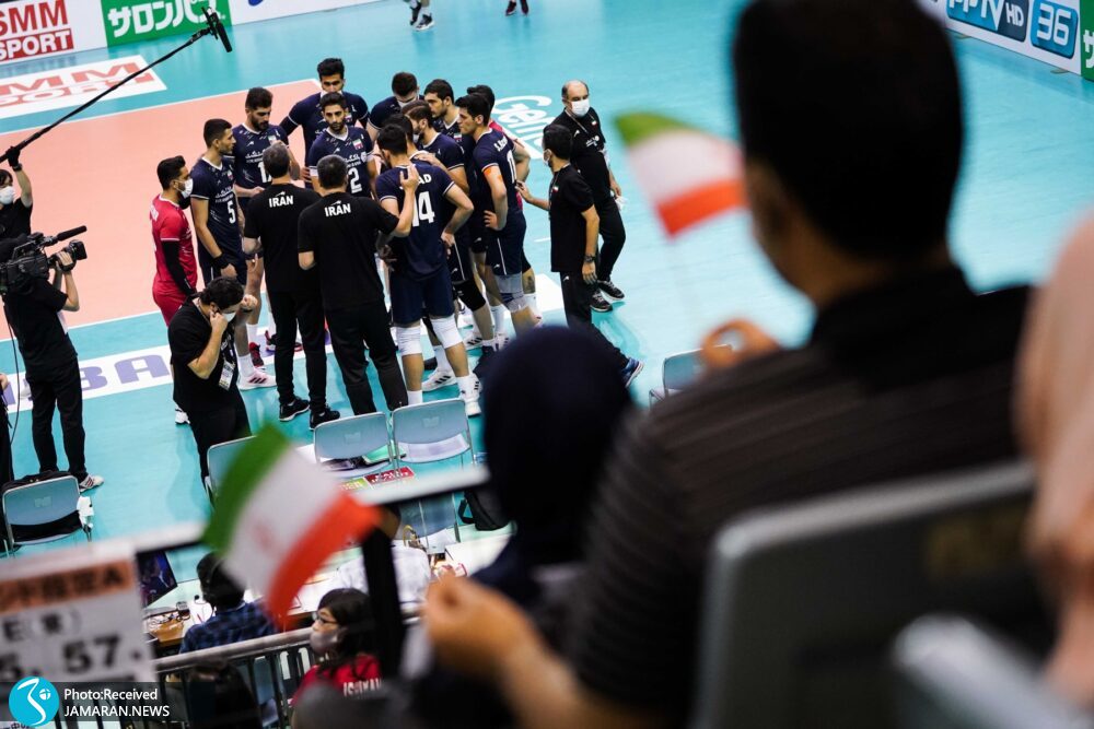 والیبال قهرمانی آسیا 2021 - ایران - ژاپن