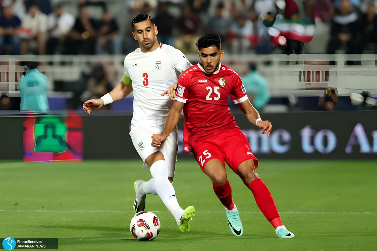 احسان حاج صفی جام ملت های آسیا 2023 تیم ملی فوتبال ایران سوریه