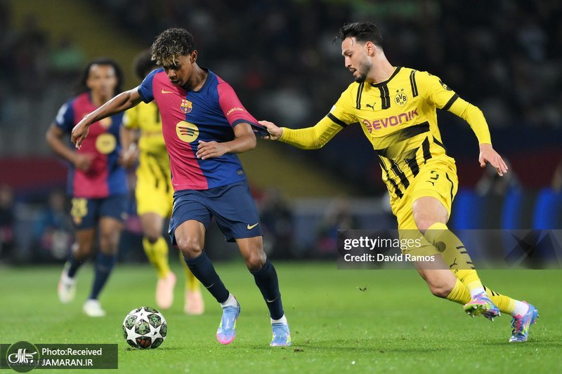 بارسلونا دورتموند بارسلونا لامینه یامال