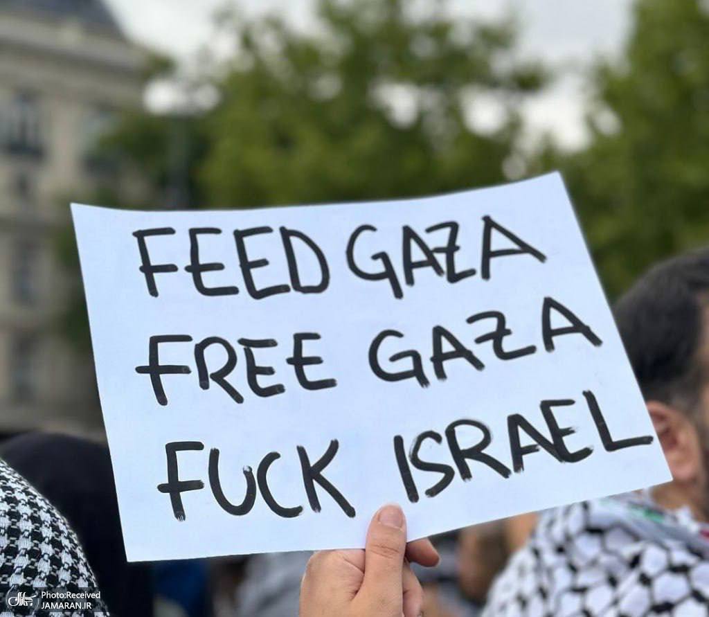 تظاهرات در پاریس برای همبستگی با مردم فلسطین (4)