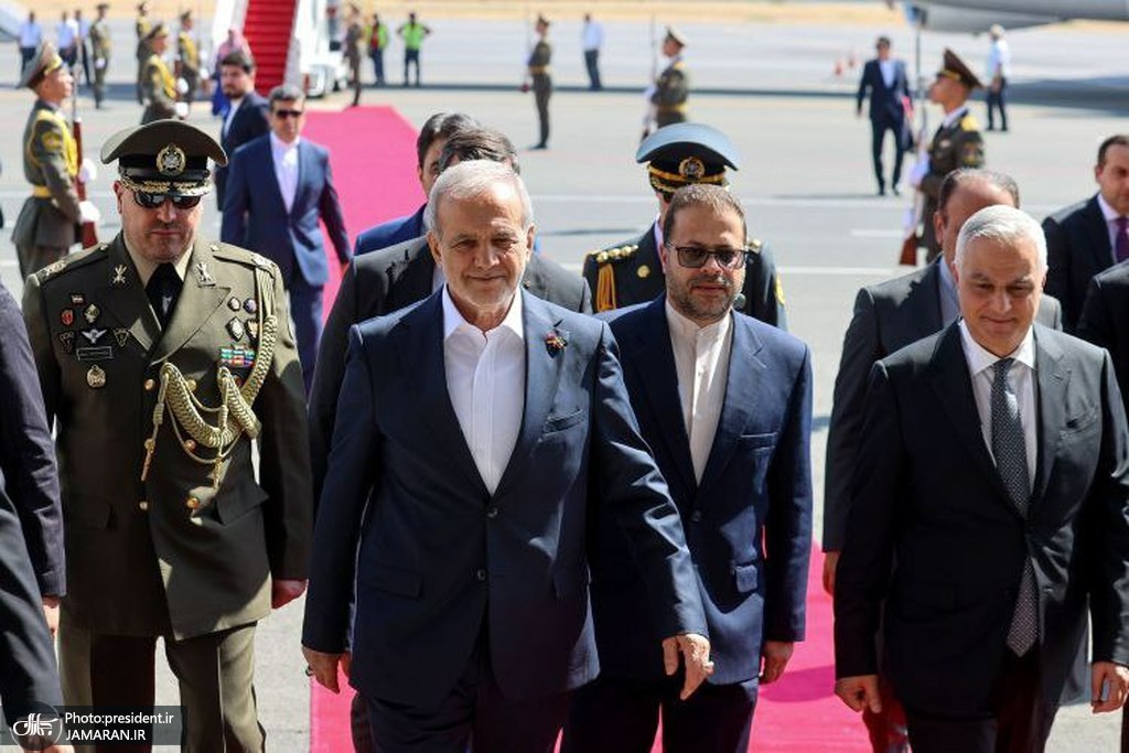 ورود رئیسجمهور پزشکیان به ایروان 3