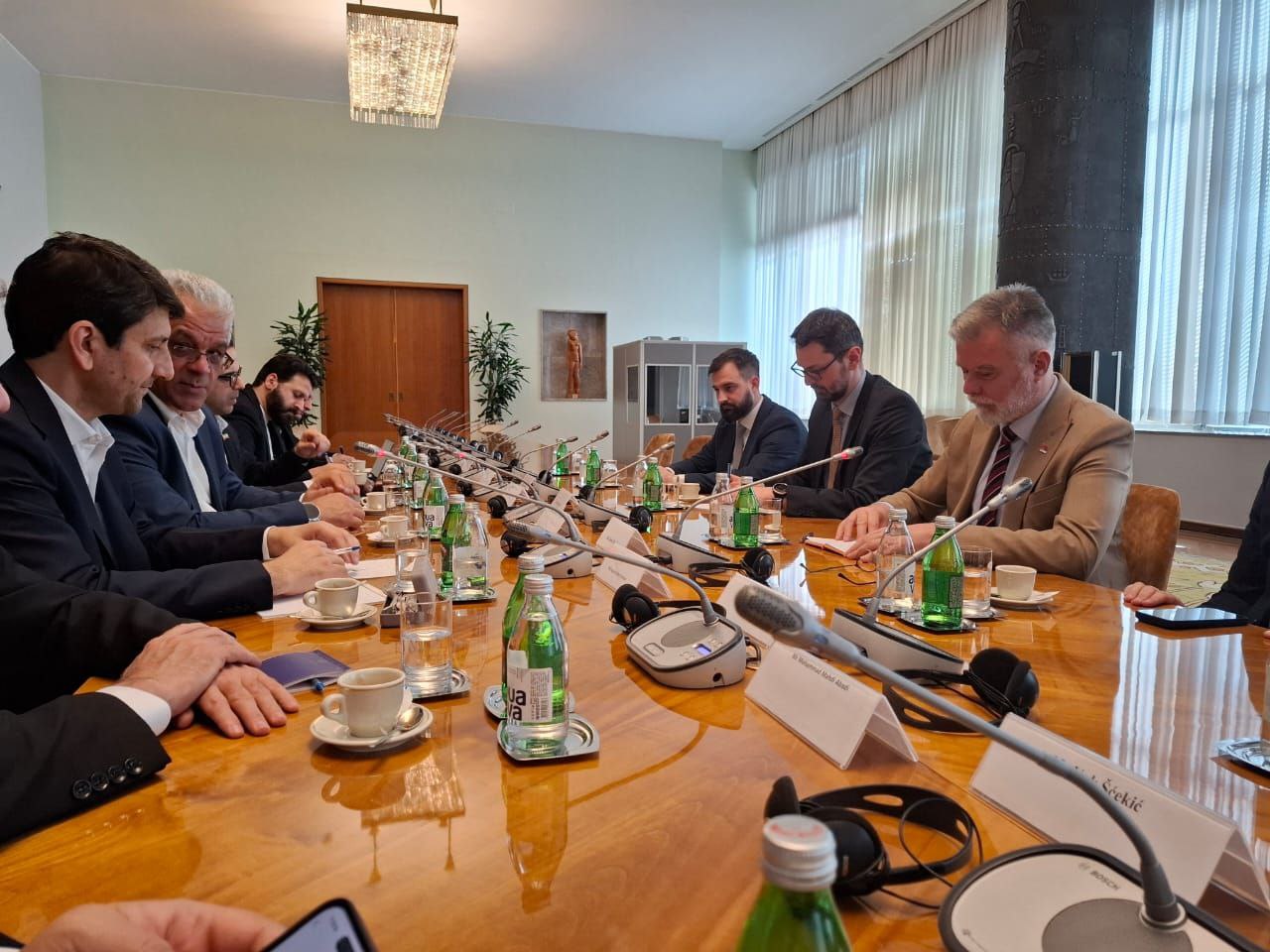 دیدار ستار هاشمی با وزیر ارتباطات و مخابرات صربستان