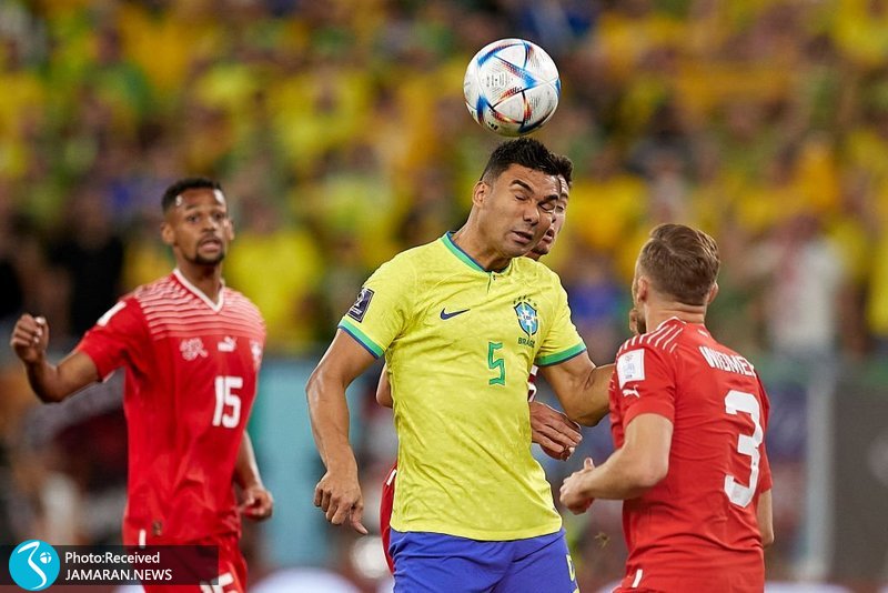 کاسمیرو برزیل سوئیس جام جهانی 2022