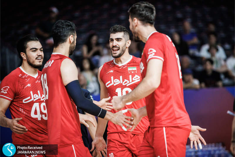 لیگ ملت های والیبال 2023 تیم ملی والیبال ایران امین اسماعیل نژاد