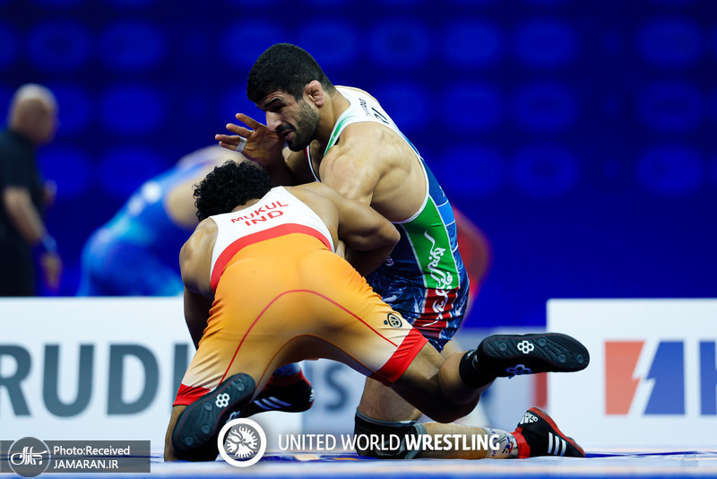 کشتی آزاد قهرمانی جهان ۲۰۲۵ زاگرب تیم ملی کشتی آزاد ایران کامران قاسم پور کامران قاسمپور