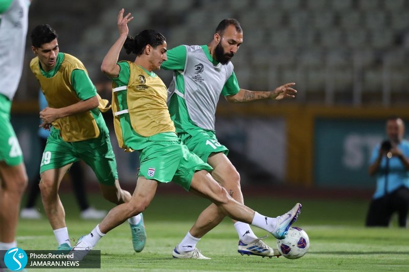 تمرین تیم ملی فوتبال ایران روزبه چشمی