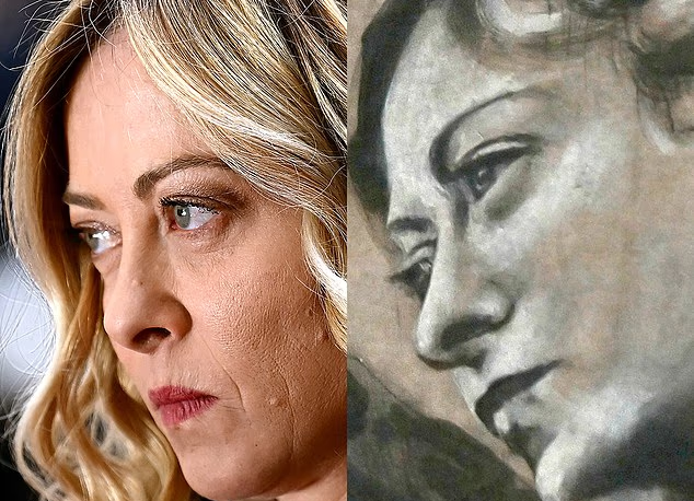 شباهت عجیب فرشته‌ای در یک نقاشی مذهبی به نخست‌وزیر ایتالیا خبرساز شد 3