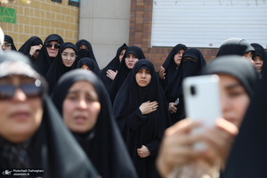 دسته عزاداری شهادت امام عسکری (ع) با حضور آیت‌الله العظمی وحید خراسانی