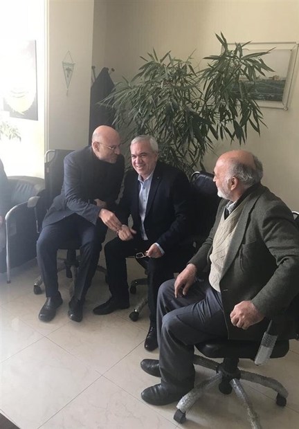 فتحی و فتح الله زاده با هم آشتی کردند+ عکس