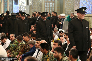مراسم اولین سالگرد شهادت حجت الاسلام و المسلمین سید ابراهیم رئیسی در حرم مطهر رضوی