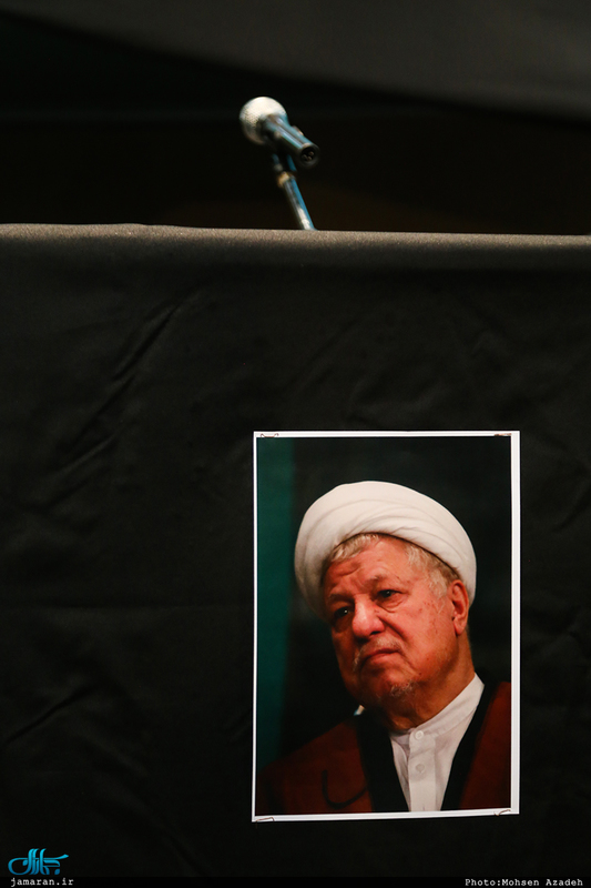  مراسم وداع با پیکر آیت الله هاشمی رفسنجانی(ره) در حسینیه جماران