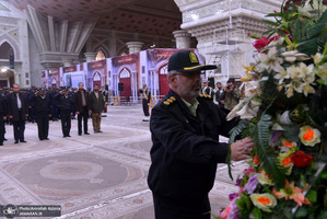 تجدید میثاق دانشجویان دانشگاه علوم انتظامی با آرمان های حضرت امام(س)