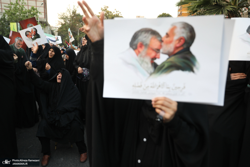 اجتماع دختران انقلاب در حمایت از جبهه مقاومت