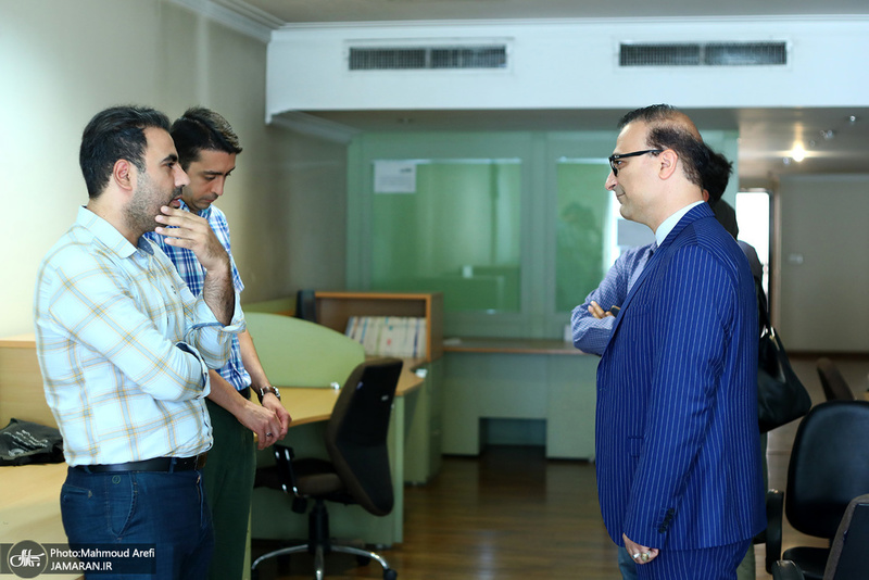 حضور رییس مرکز روابط عمومی و اطلاع رسانی وزارت ارتباطات در جماران