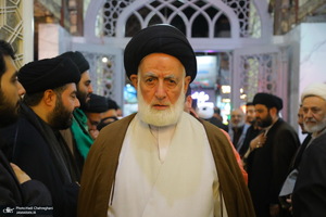 مراسم چهلمین روز درگذشت مرحوم آیت الله سید هادی سیستانی در قم‎