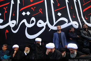عزاداری آیت الله العظمی وحید خراسانی در سالروز شهادت حضرت فاطمه(س) 