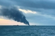انفجار یک کشتی تجاری در دریای سرخ پس از برخورد با مین