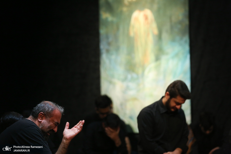 مراسم عاشورای حسینی در مدرسه عالی شهید مطهری