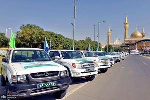 شانزدهمین مرحله از رزمایش کمک‌های مؤمنانه در  جوار حرم مطهر امام خمینی(س)