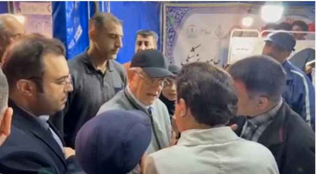 حضور سرزده عارف در جمع مردم پایتخت + فیلم