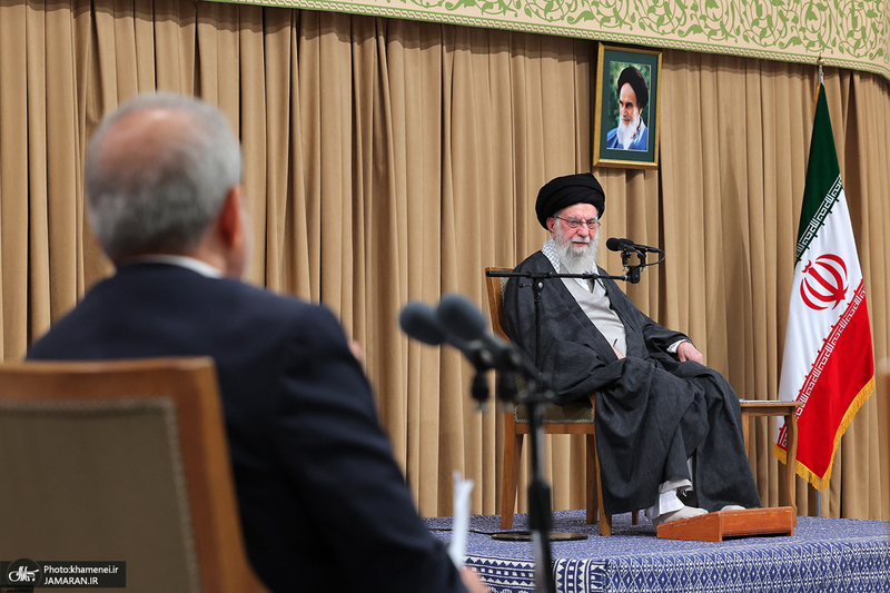 دیدار رئیس‌جمهور و اعضای هیئت دولت با رهبر معظم انقلاب