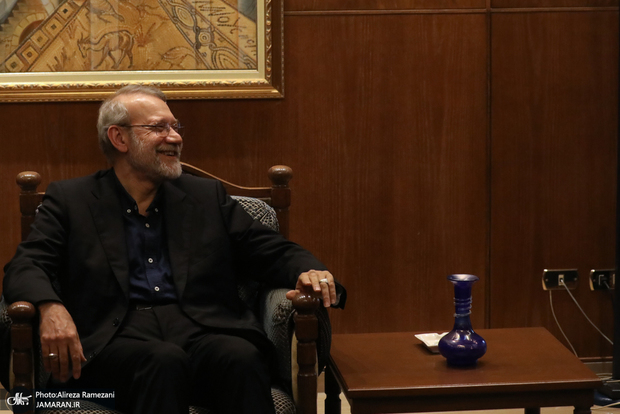 ببینید/ واکنش علی لاریجانی به طرح تسلط رژیم صهیونیستی بر منطقه