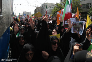 مراسم تشییع شهدای جنگ تحمیلی رژیم صهیونیستی در تهران-3